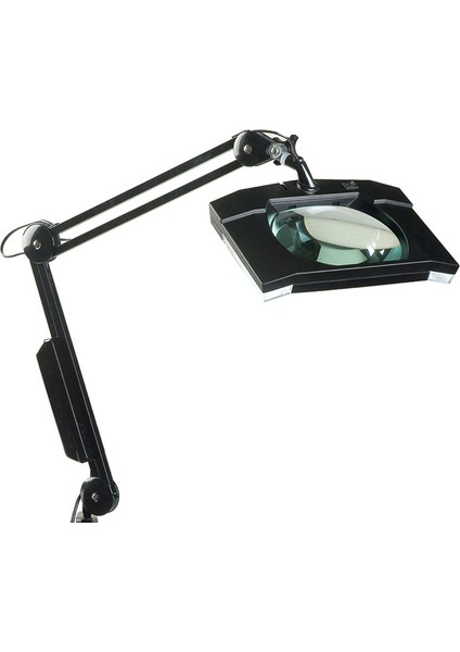 8069Esd Işıklı Masa Büyüteçi 3 Diopter Siyah