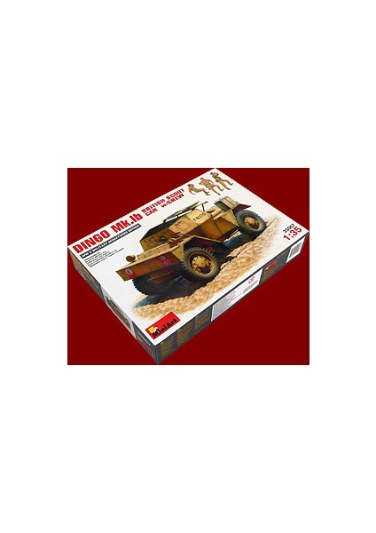 1/35 Ölçek Plastik Maket, İngiliz Keşif Aracı Dingo Mk 1B