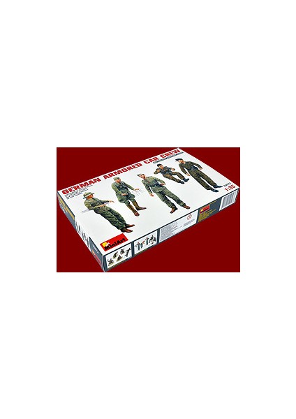 1/35 Ölçek Plastik Maket, Alman Zırhlı Araç Mürettebatı