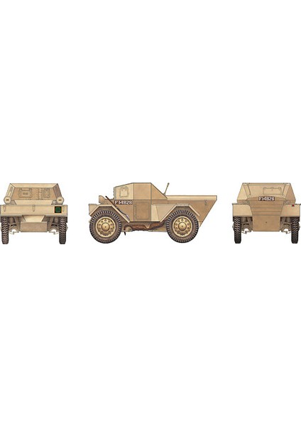 1/35 Ölçek Plastik Maket, Keşif Aracı Dingo Mk Ia Ve Mürettebatı