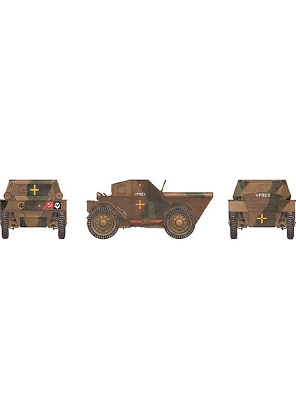 1/35 Ölçek Plastik Maket, Keşif Aracı Dingo Mk Ia Ve Mürettebatı