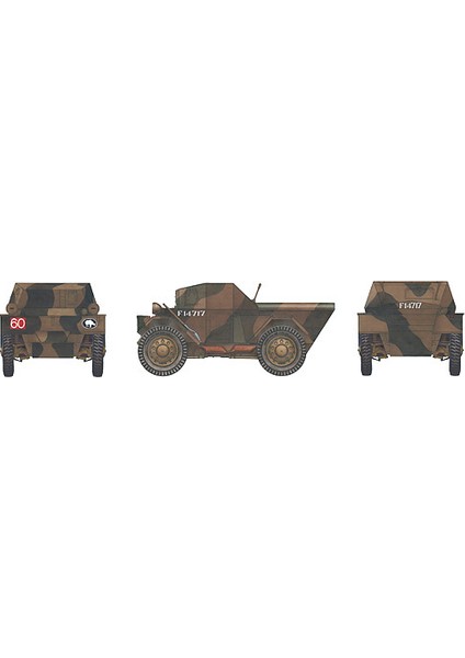 1/35 Ölçek Plastik Maket, Keşif Aracı Dingo Mk Ia Ve Mürettebatı