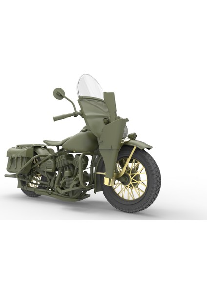 1/35 Ölçek Plastik Maket, Abd Askeri Polisi Ve Motosikleti