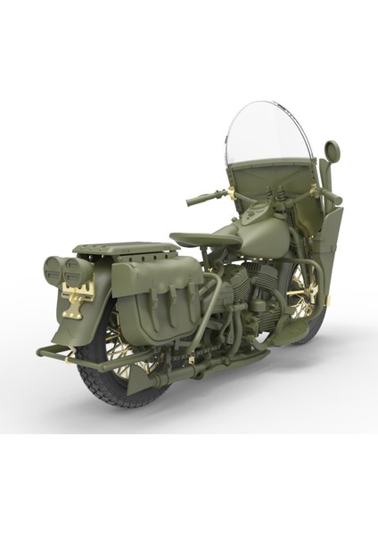 1/35 Ölçek Plastik Maket, Abd Askeri Polisi Ve Motosikleti