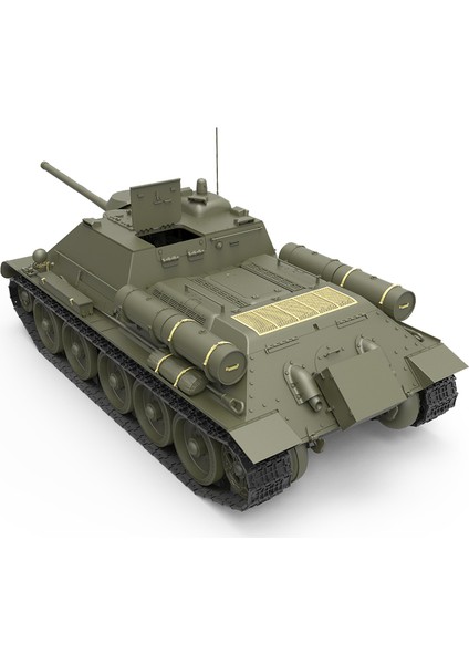 1/35 Ölçek Plastik Maket, Su-85 1943 Model İç Yapısıyla, Orta Dönem