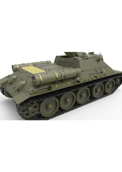 1/35 Ölçek Plastik Maket, Su-85 1943 Model İç Yapısıyla, Orta Dönem