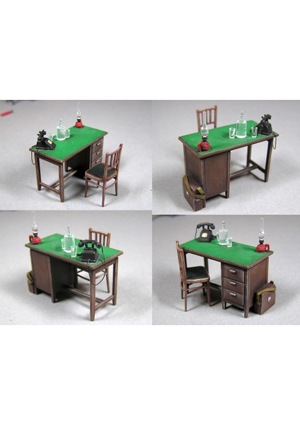 1/35 Ölçek Plastik Maket, Ofis Mobilya Ve Aksesuarları fırsatları