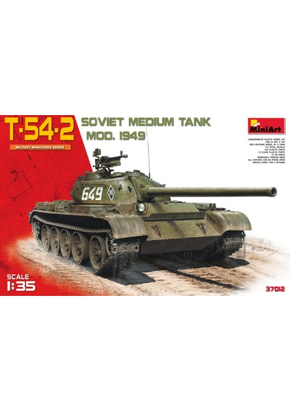 1/35 Ölçek Plastik Maket, T-54-2 Md 1949