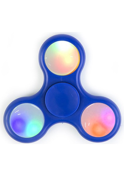 Favorim Shop Işıklı Stres Çarkı ( Hand Spinner ) Lacivert