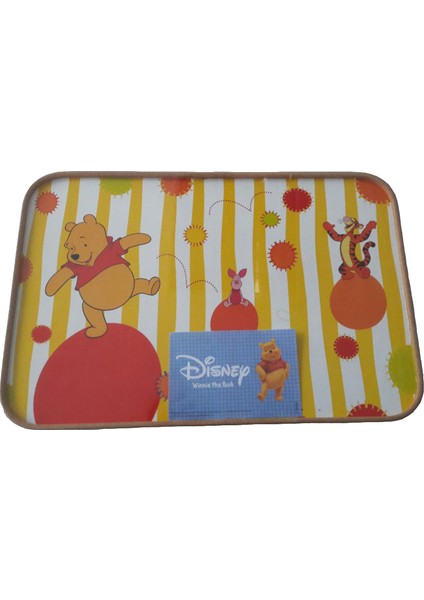 Dısney Servis Tepsisi- Mantar - Walt Disney Karakterli (Kırmızı)