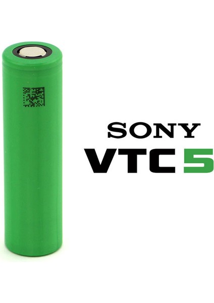 Sony Vtc5 18650 3.7V 2600 Mah Li-İon Şarjlı Pil 5'Li