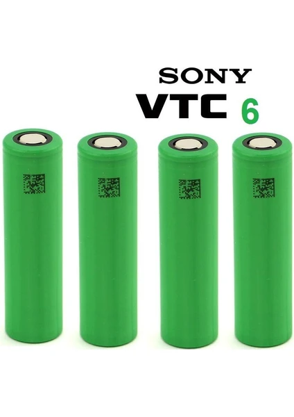 Sony Vtc6 18650 3.7V 3000 Mah Li-İon Şarjlı Pil 10'Lu