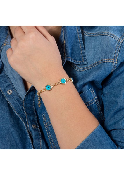 Altın Kaplama Gözlü Bileklik fiyatları