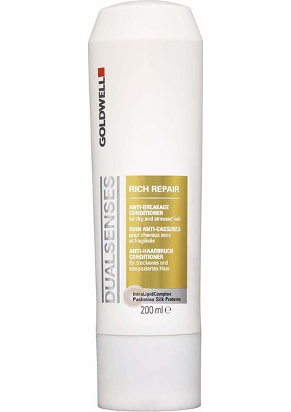 Dualsenses Rich Repair - Kalın Telli Saçlar İçin Saç Kırılmalarını Önleyici Yoğun Yenileyici Bakım Kremi 200 ml