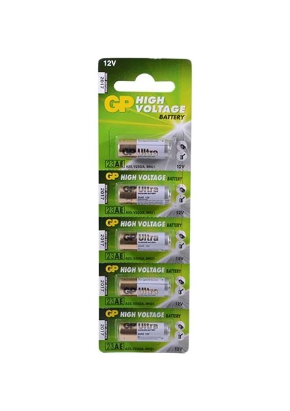 23A-C5 12V Alkalin 5Li Kartela