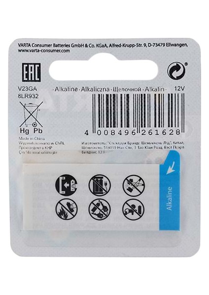 4223 Professional Alkaline V23Ga 12 V Pil