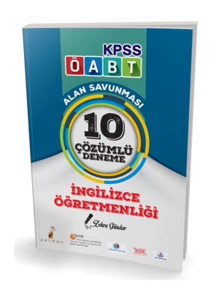 KPSS ÖABT İngilizce Öğretmenliği Alan Savunması 10 Çözümlü Deneme