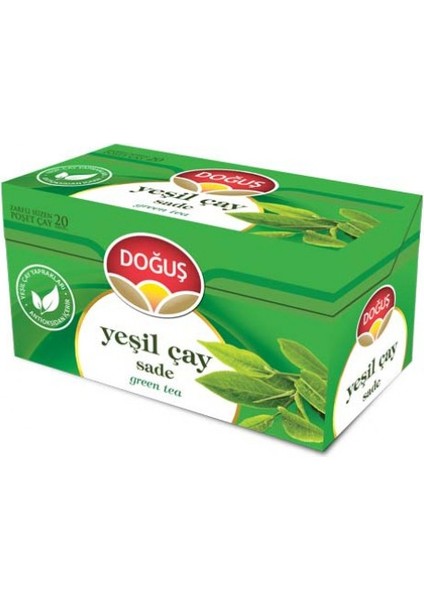 Sade Yeşil Çay 20'Li