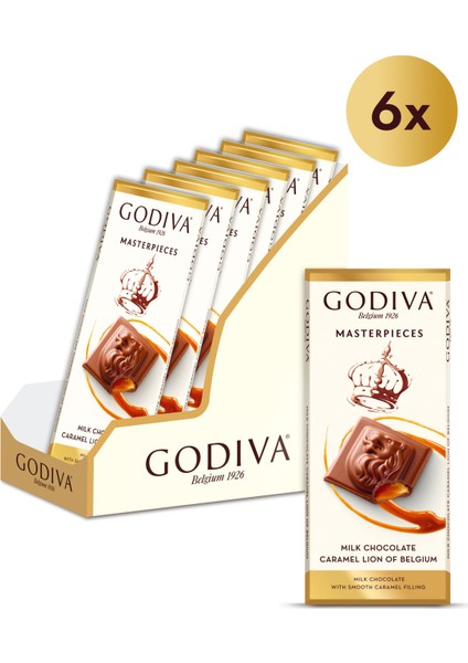 Masterpieces Karamel Tablet 86 gr x 6 Adet