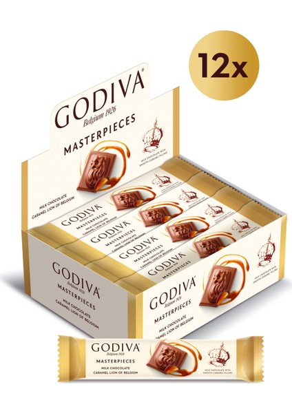 Masterpieces Karamel Bar 32 gr x 12 Adet