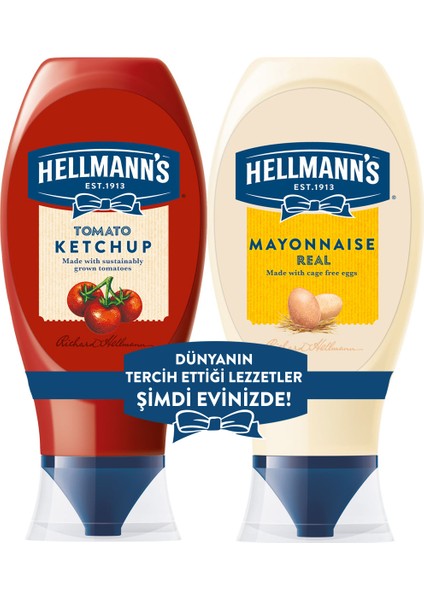 Hellmann's Ketçap & Mayonez Orta Set 875G