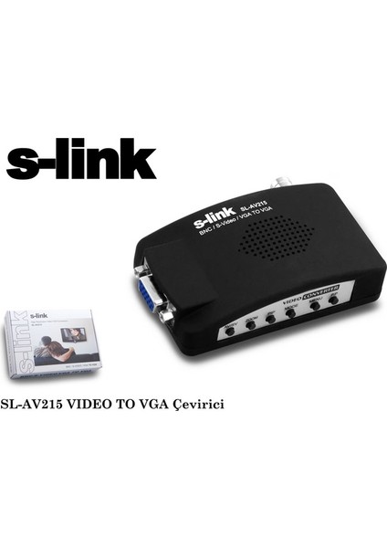 Sl-Av215 S-Lınk Video - Vga Çevirici Adaptör