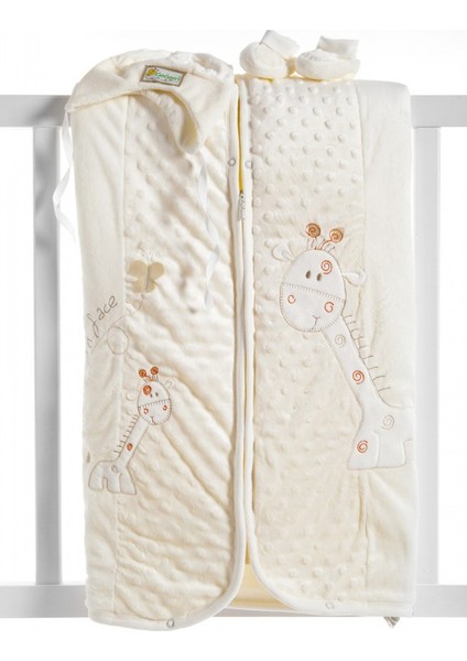 Bebessi 772 Unisex Zürafalı Battaniye