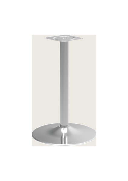 12.010 Ortadan Masa Ayağı Taban Çapı 460Mm Parlak Krom