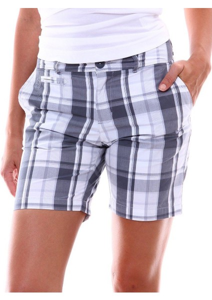 Cotton Woven Short Pttrn 18Cm Kadın Şort 465796-020 465796-020020