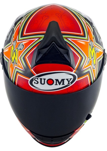 SR-Sport Biaggi Replica 2015 Kırmızı Kask