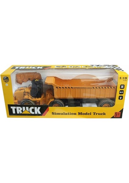 1:18 Kumandalı İnşaat Kamyonu