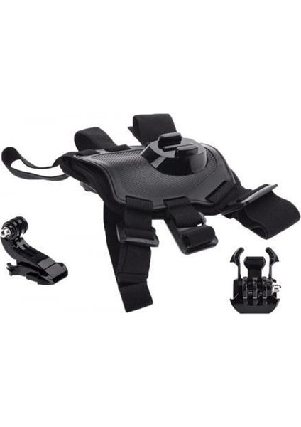 Gopro Hero 5-4-3-3+ , Sjcam Ve Session İçin Köpek Askısı Çift Kamera Tutucu Aparatı Dog Strap fırsatları