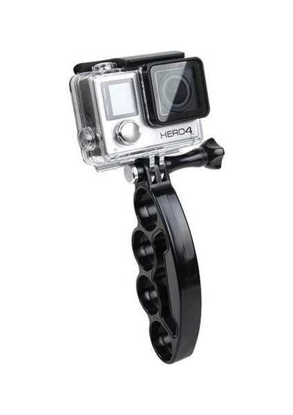 Gopro Hero 5-4-3-3+ İçin Parmaklıklı Monopod El Tutucağı Hand Grip