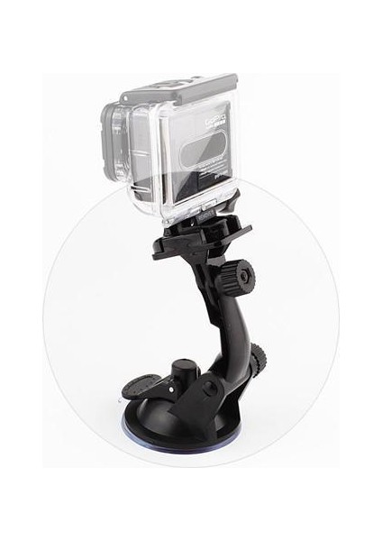 Gopro Hero 5-4-3-3+ Ve Session İçin Vantuzlu Araç Tutucu Aparatı Vakumlu 7 Cm Çap