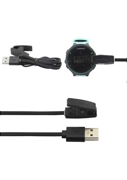 Garmin Forerunner 735Xt -235Xt-230 -630 Usb Şarj Kablosu Dock Stand