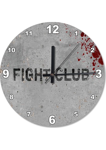 Fight Club Dekoratif Duvar Saati