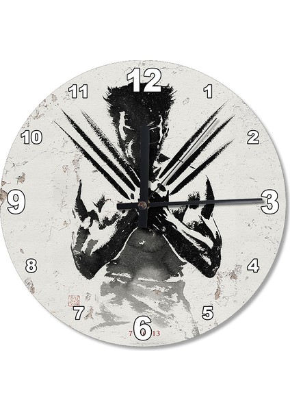 Wolverine X Man Analog Duvar Saati