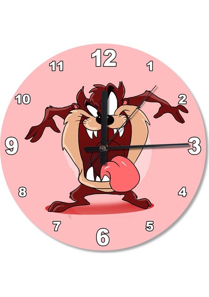 Tazmania Canavarı Tasarım Duvar Saati