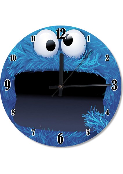 Tablomega Kurabiye Canavarı Tasarım Duvar Saati