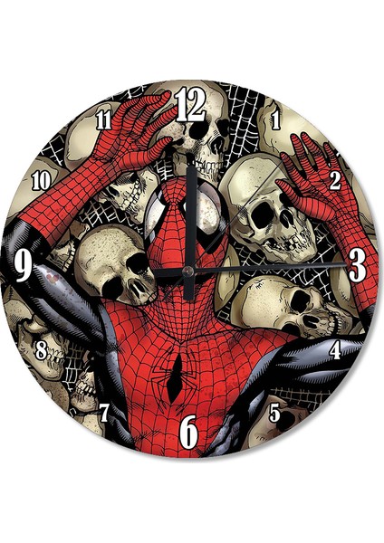 Spiderman Örümcek Adam Analog Duvar Saati