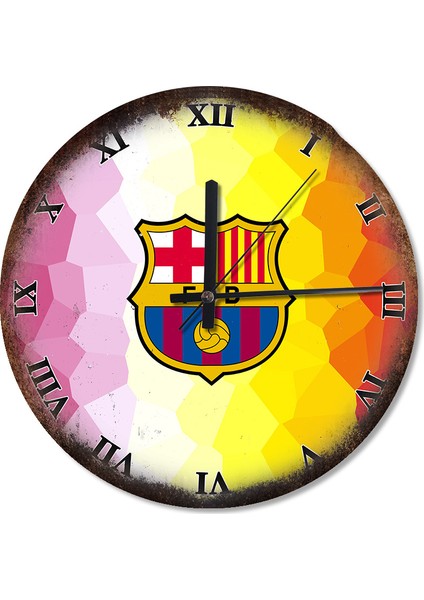 FC Barcelona Arması Analog Duvar Saati