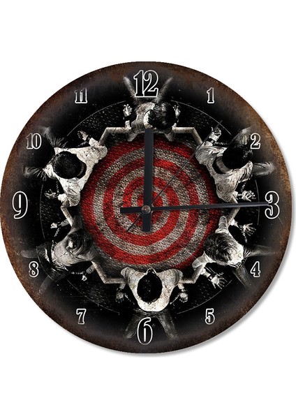 Saw VI Testere 6 Analog Duvar Saati
