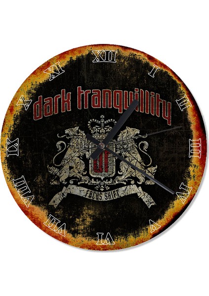 Tablomega Dark Tranquillity Retro Roma Rakamlı Saat