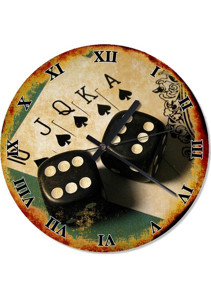 Casino Retro Roma Rakamlı Saat