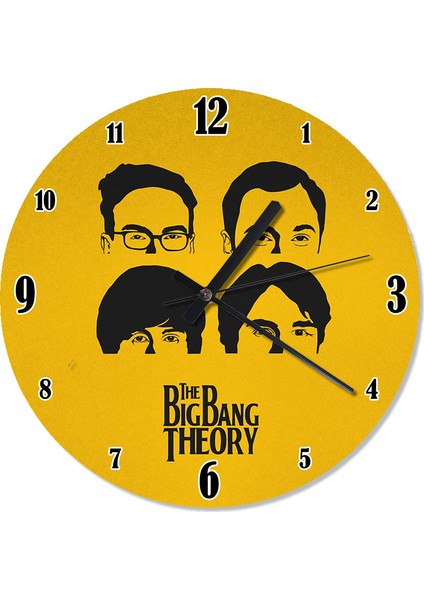 The Big Bang Theory Tasarım Duvar Saati