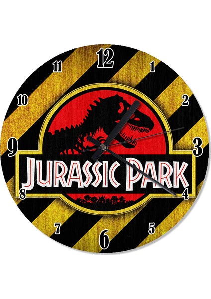 Jurassic Park Tasarım Duvar Saati
