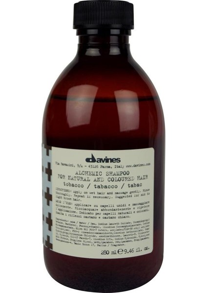 Alchemıc Shampoo Tobacco 280Ml Tütün Şampuan 67209