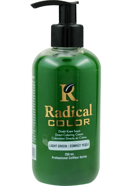 Radical Color Su Bazlı Saç Boyası Zümrüt Yeşili 250 Ml