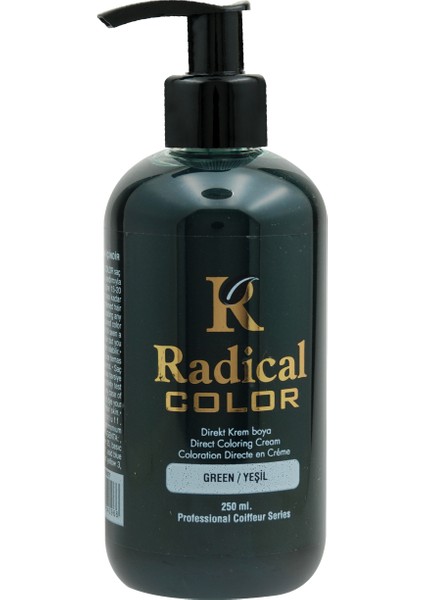 Su Bazlı Saç Boyası Yeşil 250 Ml