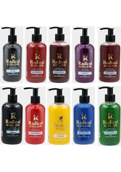 Su Bazlı Saç Boyası Yeşil 250 Ml fiyatları